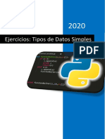 Ejercicios - Tipos de Datos Simples PDF