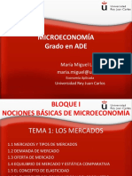 Microeconomía. Diapositivas Tema 1 PDF