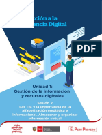 Sesión 2 Las TIC y La Importancia de La Alfabetización Mediática e Informacional PDF