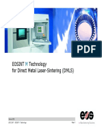 Eosint Technology For Direct Metal Laser-Sintering (DMLS)