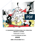 Anais - IV Congresso Internacional de Literatura Infantil PDF