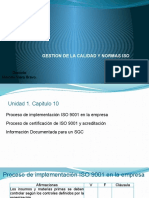 GESTION DE LA CALIDAD U-1 (Capitulo 10)