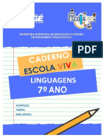 Caderno 7º Ano - 3º Trimestre - Unificado - Com Inglês