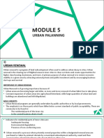 Urban Palanning: Amrutha K 4SN16AT006 Sem Viii Sec A