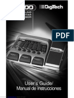 Digitech rp300 Manual