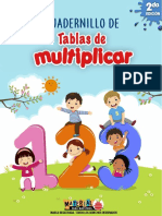 Tablas de Multiplicar CUADERNILLO