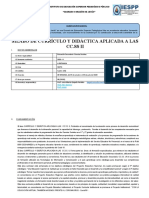 Silabo Curriculo y Didactica Aplicadas A Las Ciencias Sociales II