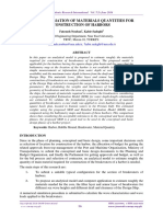 Rough Estimation of Materials Quantities For Construction of Harbors