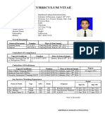 Curriculum Vitae: Personal Details