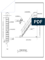 Stair Details: Section Thru X