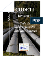 CODETI. Division 3. Code de Construction Des Conduites Forcées. Edition 2014