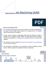 Abrasive Jet Machining (AJM) : A Seminar On