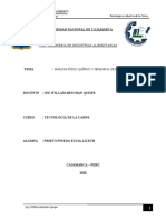 Análisis Físico Químico y Sensorial de Rutina en Carnes