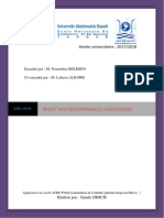 Audit Des Performances Logistiques PDF