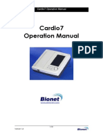 Cardio7 Operation Manual