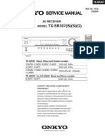 Service Manual Service Manual: TX-SR307 (B) (S) (G)