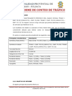 2.03 INFORME DE CONTEO DE TRAFICO Caracoto