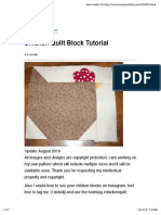 Chicken Quilt Block Tutorial