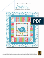 Love Birds Quilt Pattern