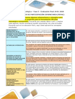 Orientaciones-Ejemplo - Plan Estratégico Comunitario