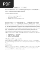 Hardness Measuring Techniques