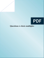 Questions À Choix Multiples de Spécilaité