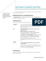 Report Formula Summary Functions: Parentgroupval and Prevgroupval