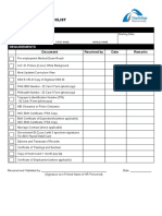 CMBG Pre-Employment Requirements Checklist