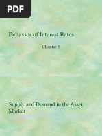 Behavior of Interest Rates