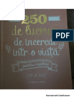 250 de Lucruri de Incercat Intr o Viata PDF