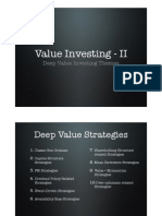 Deep Value Investing Themes by Prof. Sanjay Bakshi