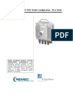 Navigator DT XPIC Radio Configuration - RLA Mode - V3