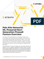 Palo Alto Networks ML-Powered Next-Generation Firewall Feature Overview