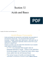 Section 32 Acids and Bases