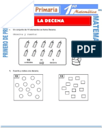 La Decena para Primero de Primaria PDF