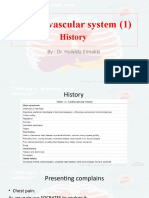 Cardiovascular System (1) : History