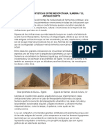 Ensayo Similitudes de Mesopotamia Sumeria y Egipto