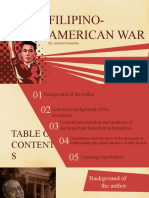 Filipino-American War: By: Arnaldo Dumindin