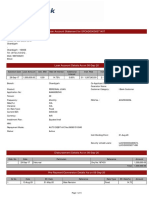 Loan Account Statement For SPCHD00036371407