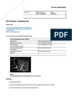 Volvo L120B Pressures