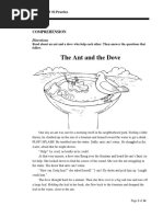 The Ant and The Dove: Comprehension