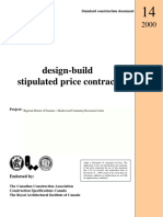 Design-Build Stipulated Price Contract