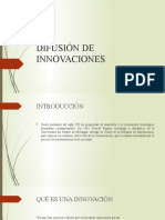 Difusión de Innovaciones