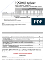 3D2N CORON Package: (Hotel + Airport Transfers)