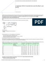 Protective Conductor Between MV - LV Transformer and The Main Low Voltage Switchboard (MLVS) - Electrical Installation Guide