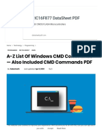 A-Z List of Windows CMD Commands