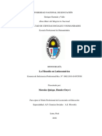 La Filosofía en Latinoamérica PDF