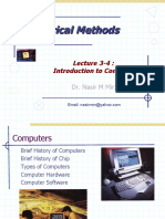 Lec 3-4 Intro To Computers