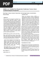 Mers-Cov (Middle East Respiratory Syndrome Corona Virus) : A Dental Surgeon Perspective