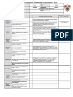 Informe de Logros Del Aprendizaje Del Estudiante